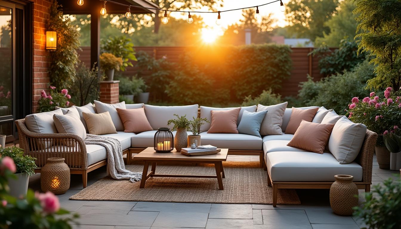 découvrez notre salon de jardin cosy à prix imbattable chez conforama. profitez de -40 % sur la pièce maîtresse de votre extérieur pour un confort optimal et un style élégant.