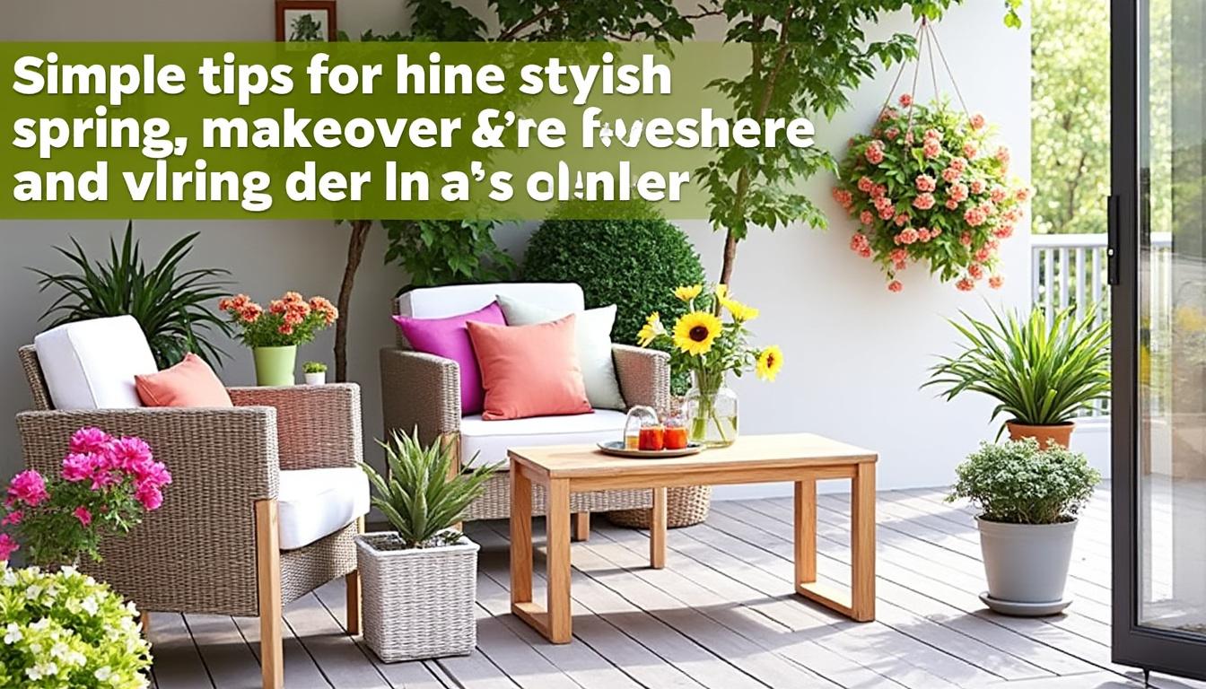 découvrez des astuces faciles et rapides pour transformer votre terrasse avant l'arrivée de mai et profiter pleinement du printemps avec truc mania.