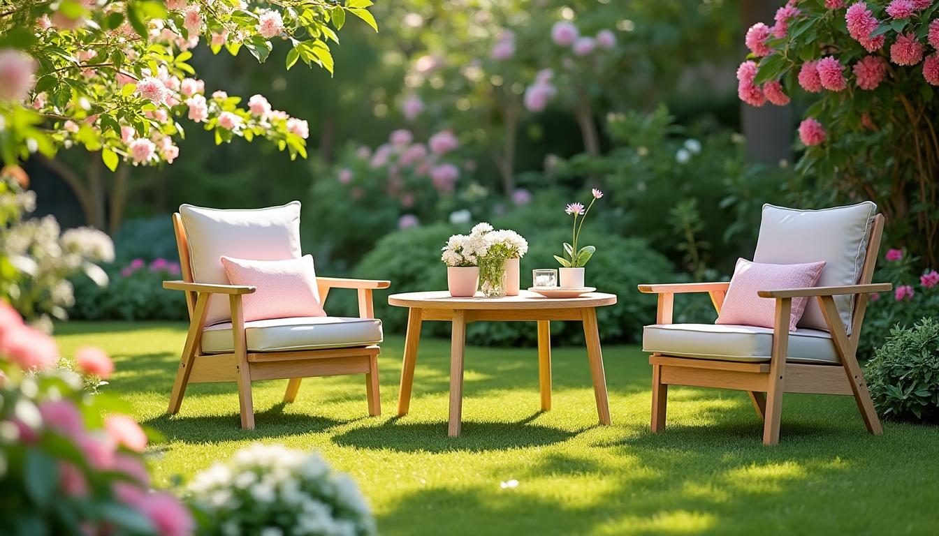 découvrez notre sélection de meubles de jardin abordables pour profiter pleinement des journées ensoleillées avec confort et style.