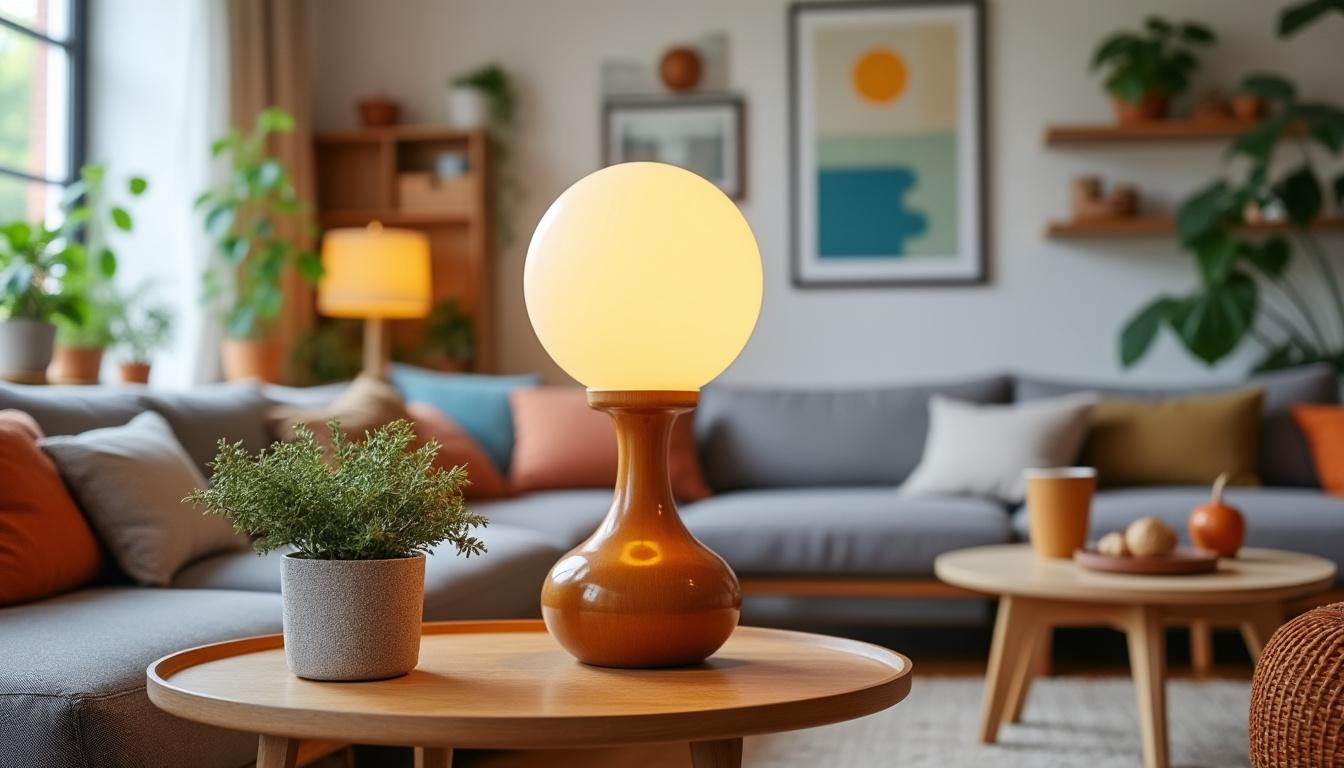 découvrez la lampe tendance années 70 de lidl à seulement 12 €, alliant style vintage et prix abordable pour illuminer votre intérieur avec élégance.