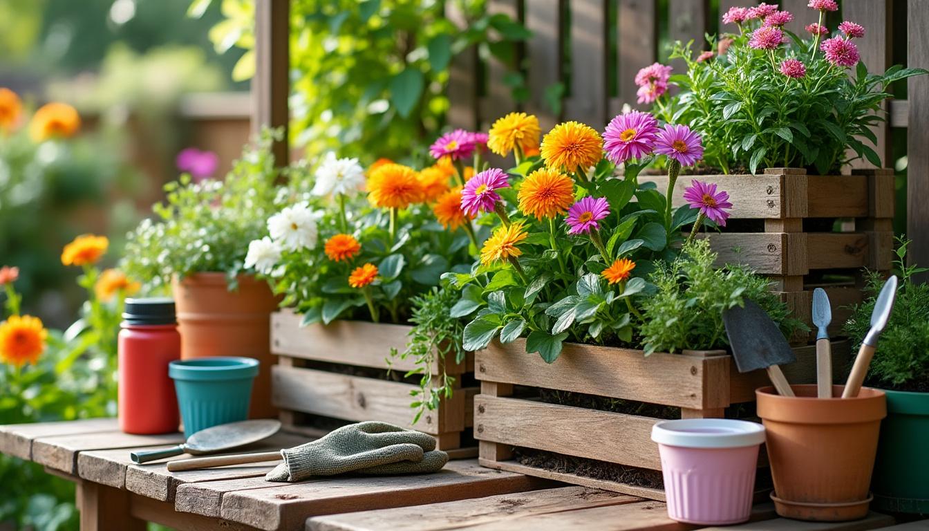 découvrez comment créer un pot d'extérieur magnifique à petit prix grâce à une astuce simple qui vous fera économiser plus de 80 €.