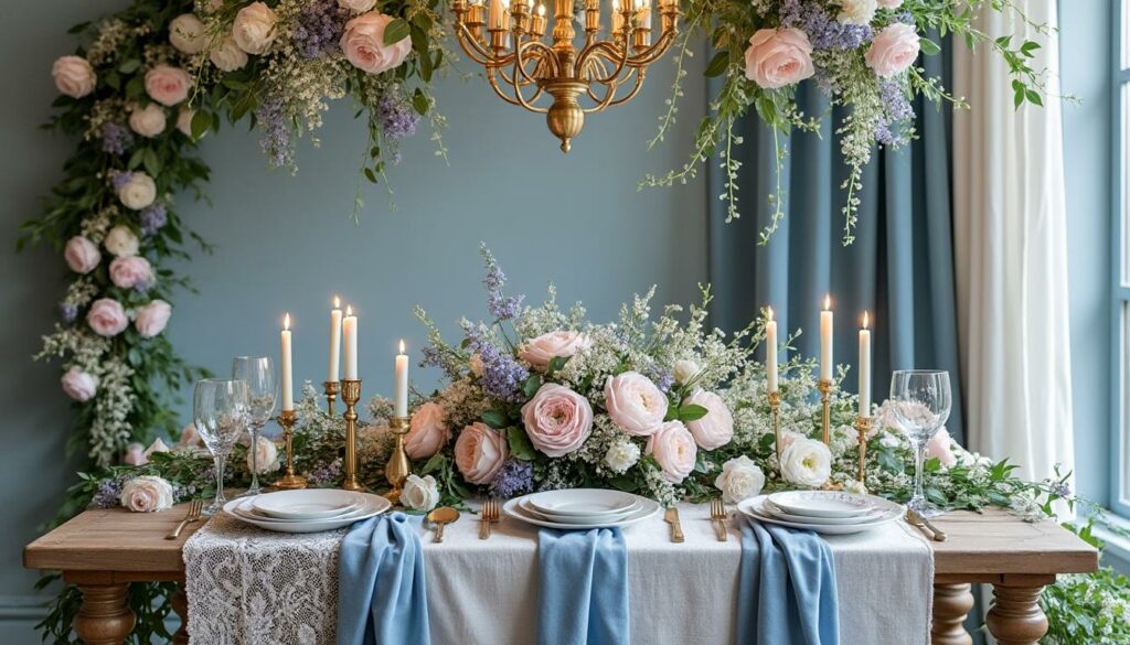 découvrez les tendances incontournables de la décoration de mariage 2026, alliant l'élégance désinvolte inspirée de bleu bridgerton à l'esprit 'messy coquette' pour un mariage unique et raffiné.