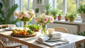 découvrez 4 astuces simples et élégantes pour décorer votre table au printemps et créer une ambiance chaleureuse et raffinée.