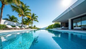 découvrez le revêtement « effet miroir », une révolution aquatique qui transforme votre piscine en un chef-d'œuvre scintillant et élégant, pour une ambiance unique et raffinée.