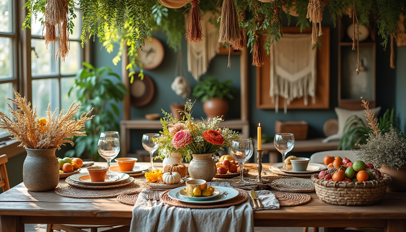 découvrez la tendance bohème qui révolutionne vos repas en remplaçant les sets de table traditionnels, pour une ambiance chaleureuse et personnalisée sans dépenser un sou.